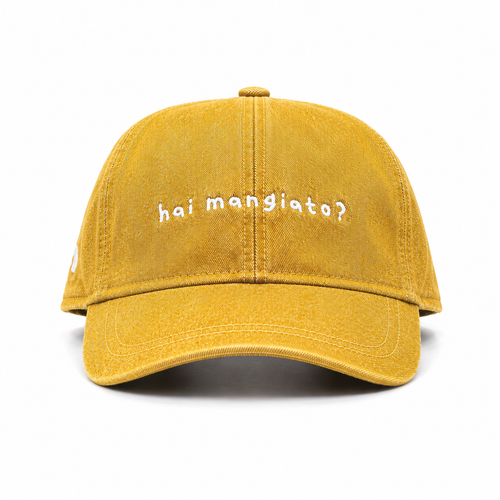 Baseball CAP "hai mangiato?” Denim