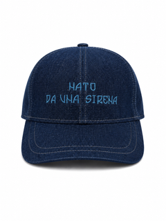 Baseball CAP "Nato da una Sirena” Denim