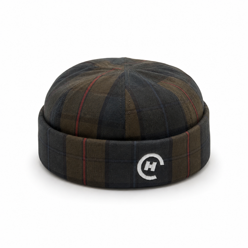 Docker Hat LOGO CH Tartan