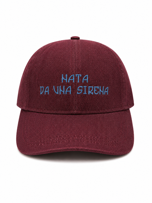Baseball CAP "Nata da una Sirena” Denim