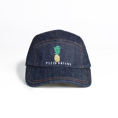 Five Panel Cap Pizza Haters Denim