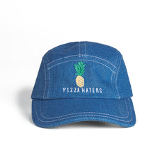 Five Panel Cap Pizza Haters Denim