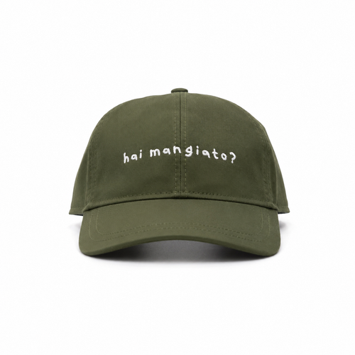 Baseball CAP "hai mangiato?” Nylon