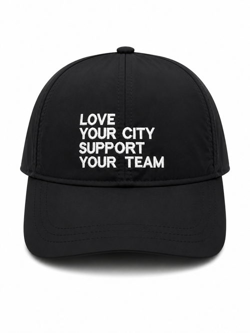 Baseball CAP “Love Your City Support Your Team ” Nylon