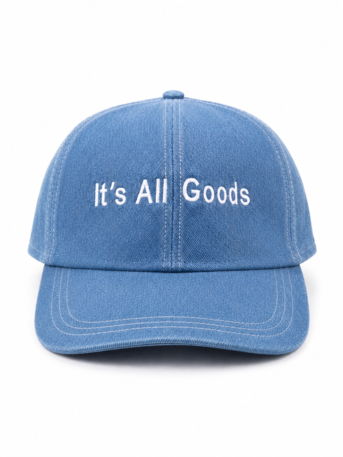 Baseball CAP "It’s all Goods” Denim