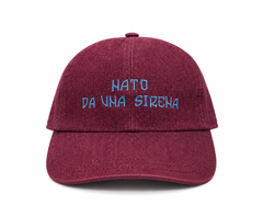Baseball CAP "Nato da una Sirena” Denim