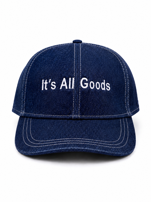 Baseball CAP "It’s all Goods” Denim