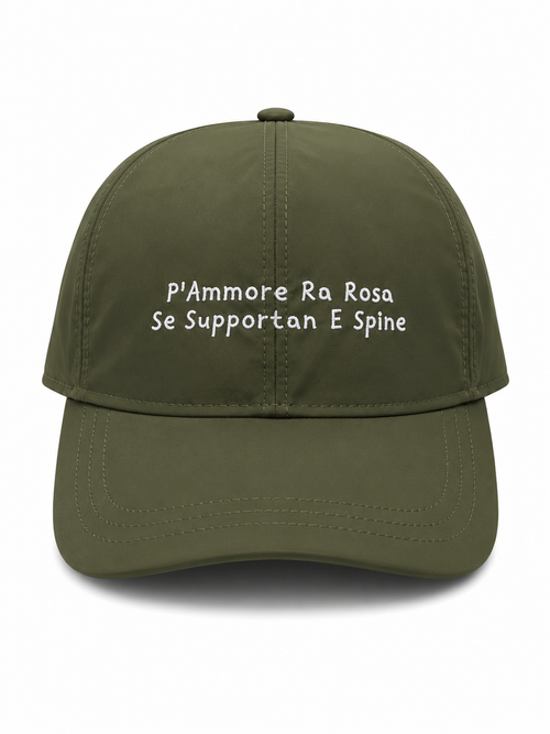 Baseball CAP "P’ammore ra Rosa” nylon
