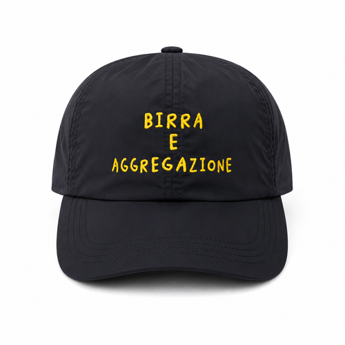 Baseball CAP "birra e aggregazione” nylon