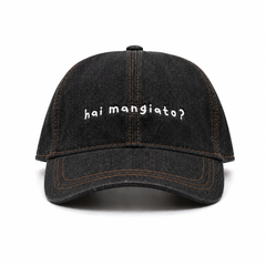 Baseball CAP "hai mangiato?” Denim