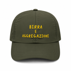 Baseball CAP "birra e aggregazione” nylon