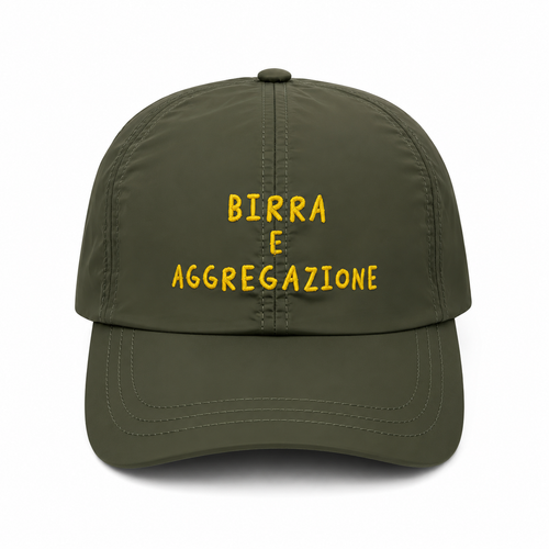 Baseball CAP "birra e aggregazione” nylon