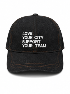 Baseball CAP “Love Your City Support Your Team ” Denim
