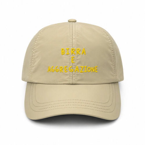 Baseball CAP "birra e aggregazione” nylon