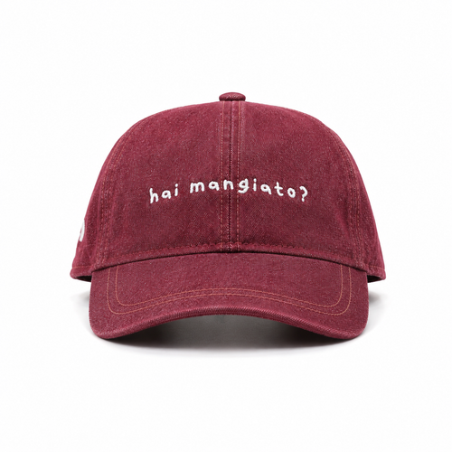 Baseball CAP "hai mangiato?” Denim