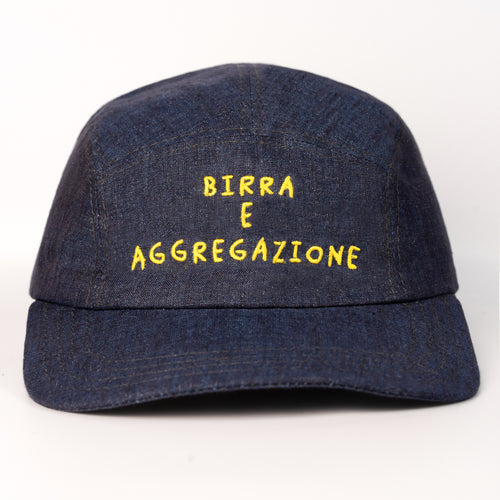 Five Panell Cap Birra e Aggregazione Lino