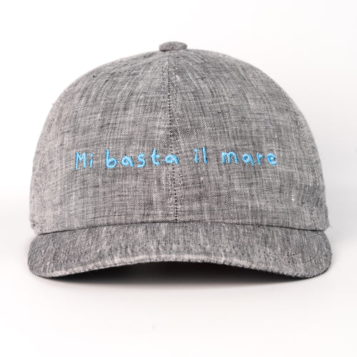 Baseball Cap Mi Basta Il Mare Lino