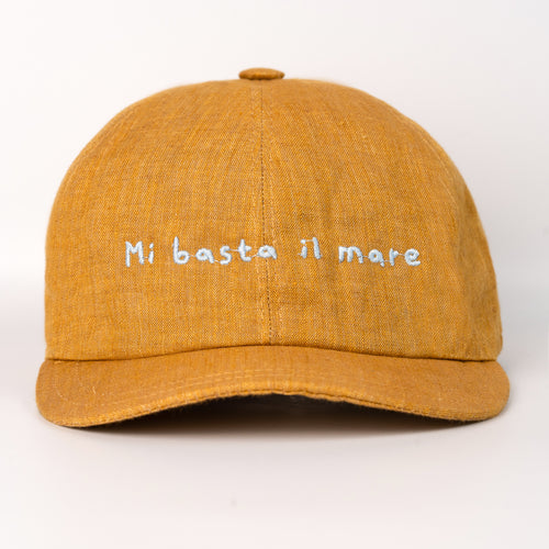 Baseball Cap Mi Basta Il Mare Lino