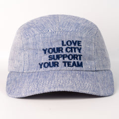 Five Panel Cap Love Your City Support Your Team Lino