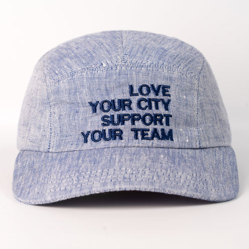 Five Panel Cap Love Your City Support Your Team Lino